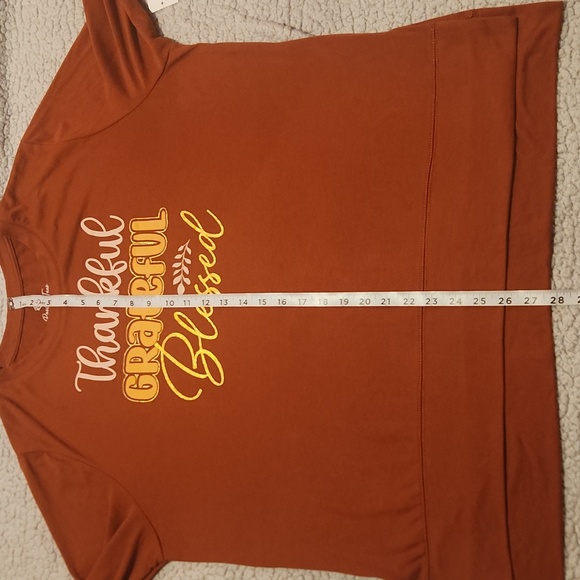 Fall, Thanksgiving Women's, Comfy Casual Soft Crewneck Longsleeve Shirt - Picture 4 of 10